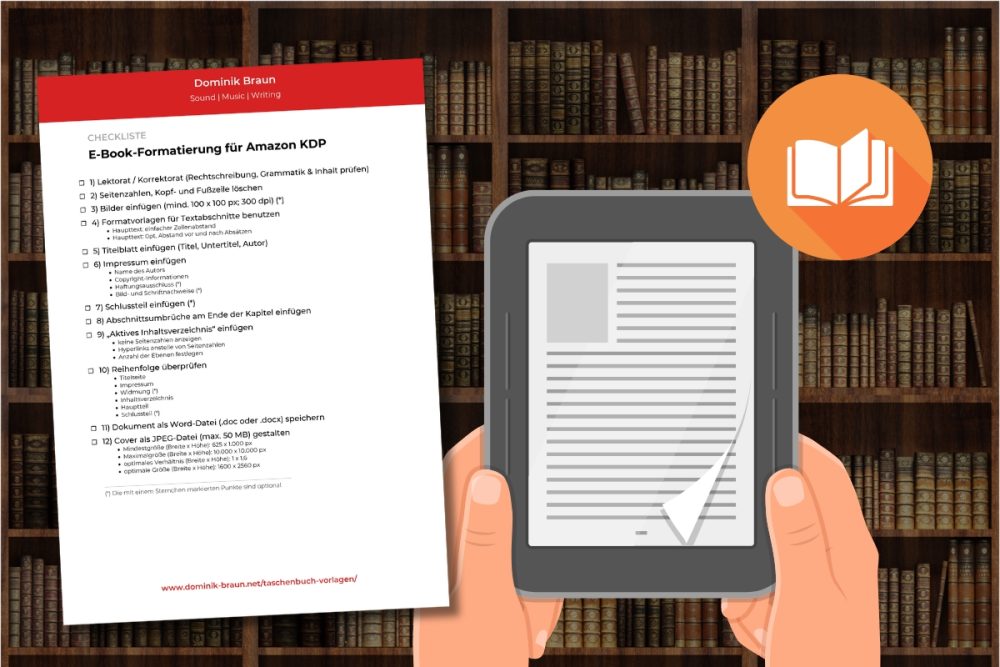 Titelbild E-Book-Formatierung
