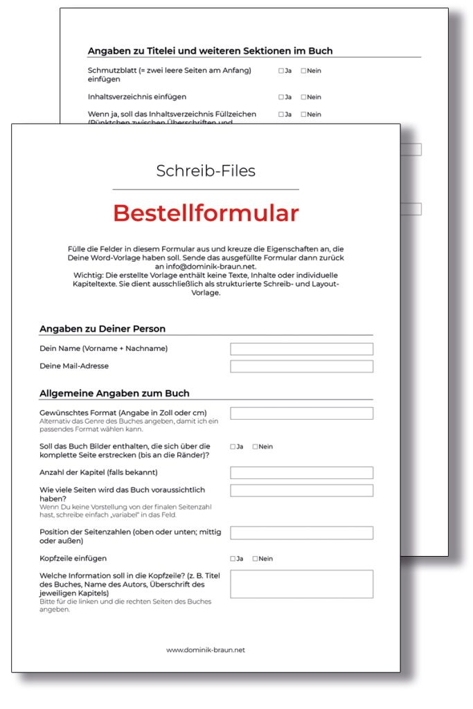 Produktfoto Formular